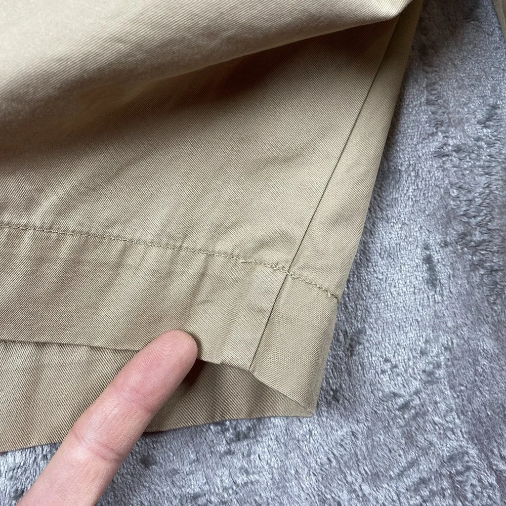 Vintage Polo Ralph Lauren Prospect Shorts Mens Sz 36 Tan Flat Front Chino *READ*
